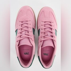 ZARA 💓NWT Women’s “Color Detail Athletic Sneaker” 👟Size 38/7.5, Pink! 💖